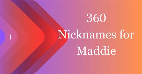 funny nicknames for the name maddie|Nicknames for Madie (Popular, Cute, Funny & Unique)